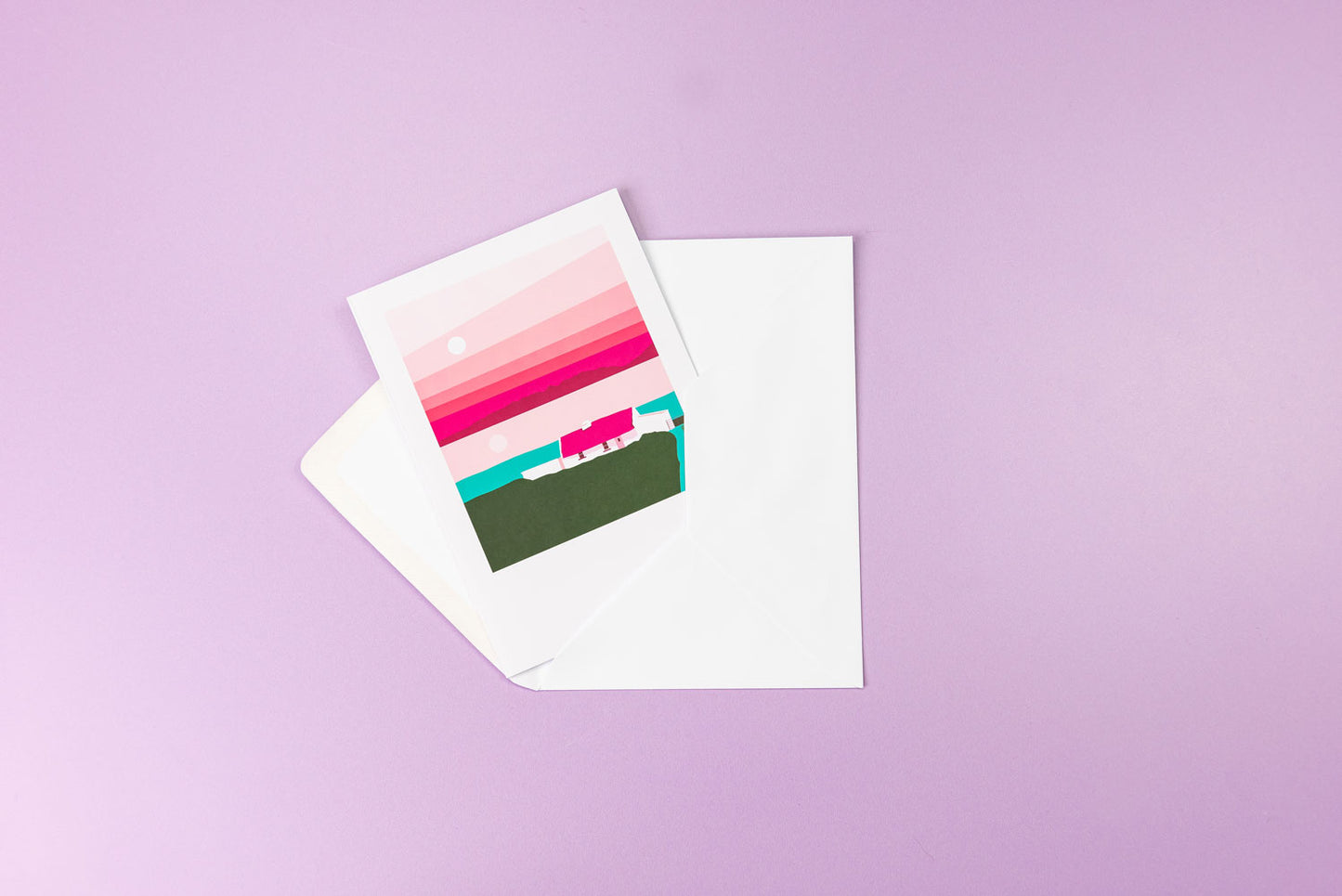 Illustrated Greeting Card Pack featuring houses in Irish landscapes - Abhaile Home- Pawpear