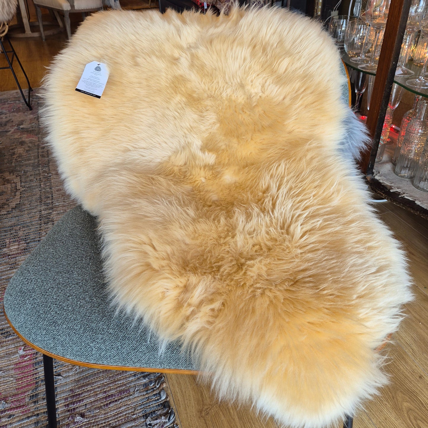 Sheepskin Rug BARLEY Medium +90CM