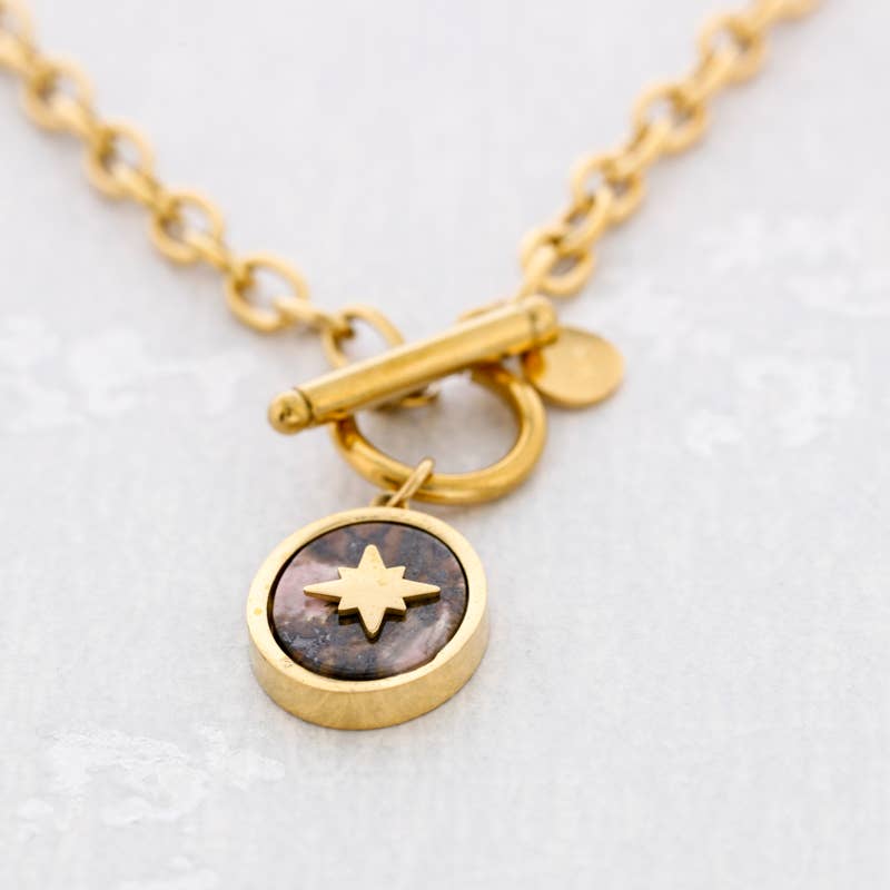 Steel Medal Necklace