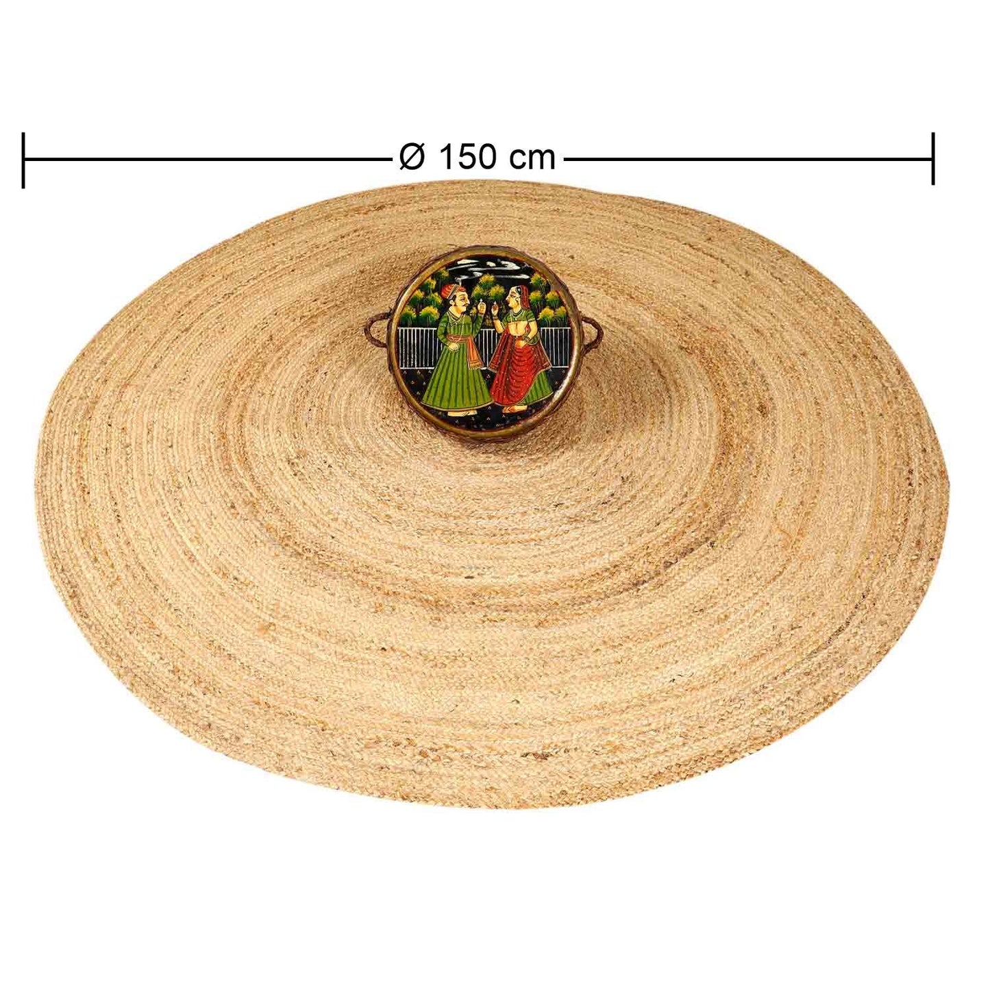 Tamani Round Jute Rug in 3 sizes