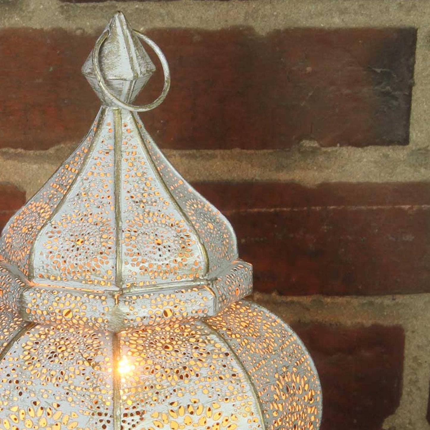 Oriental lantern- Alima table lamp candle holder