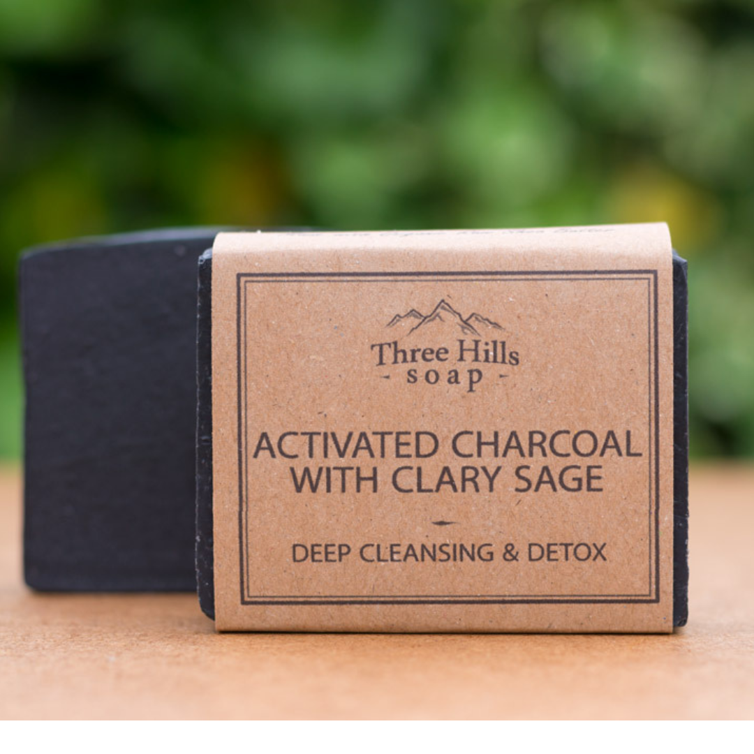 Soap Activated Charcoal with Clary Sage