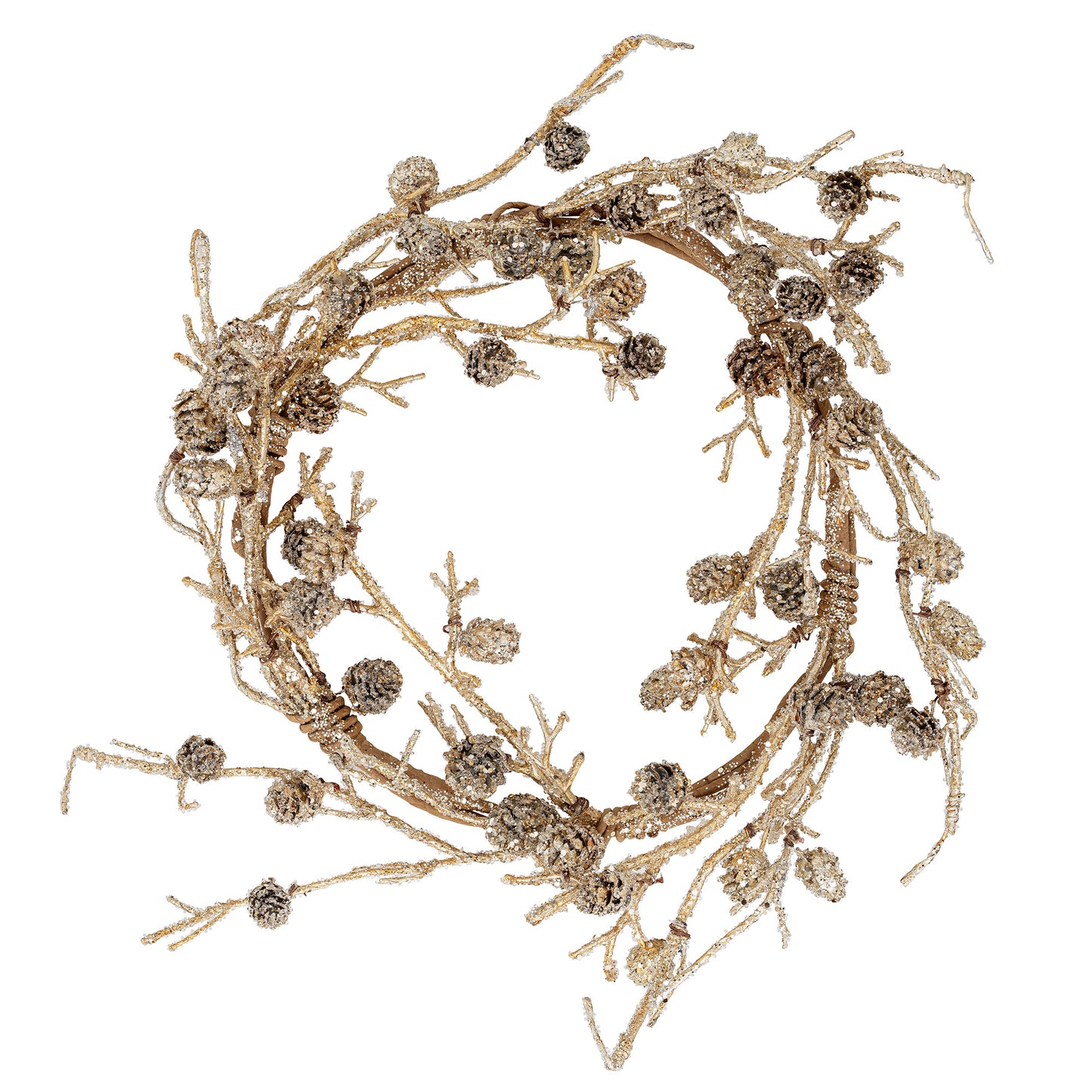 Ric Wreath Wall Decor - gold