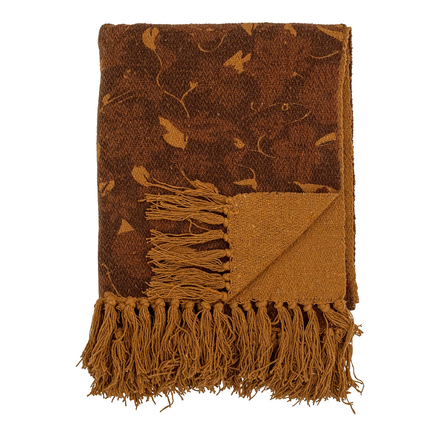 Ganja Throw, Brown, Recycled Cotton