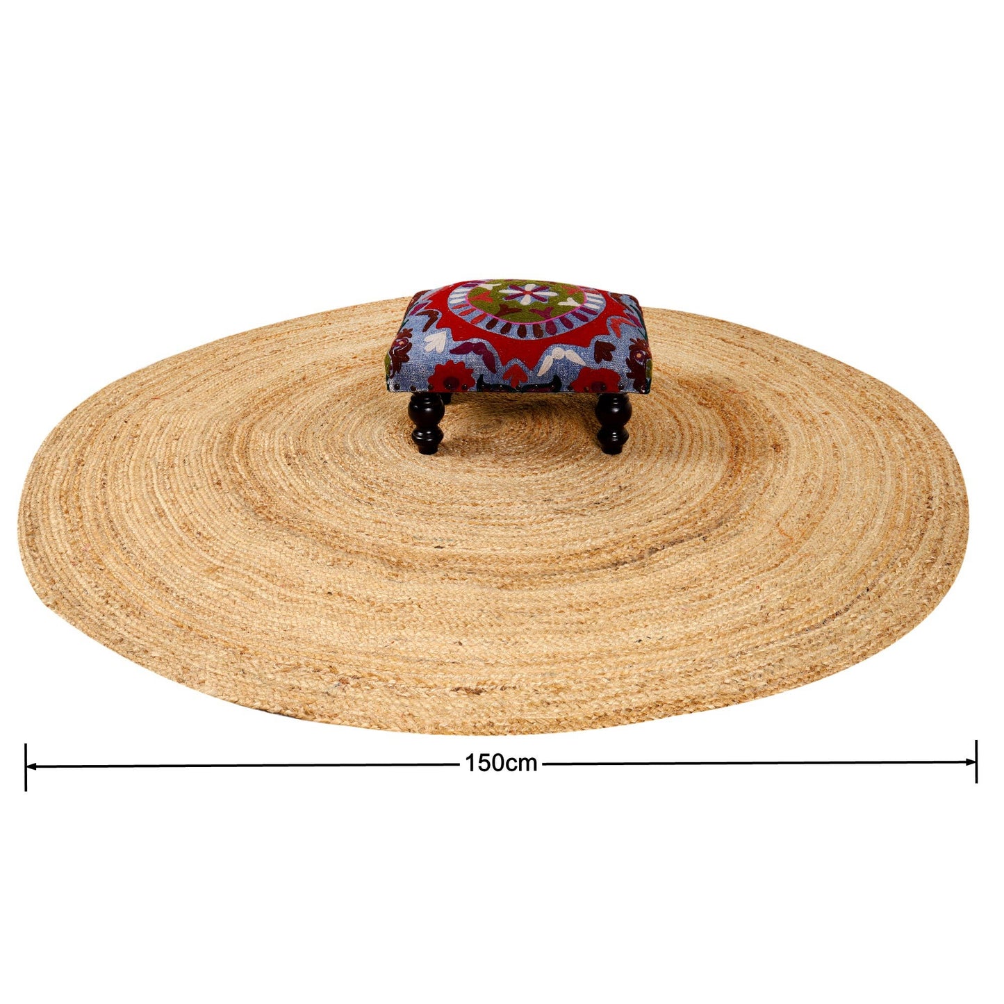 Tamani Round Jute Rug in 3 sizes