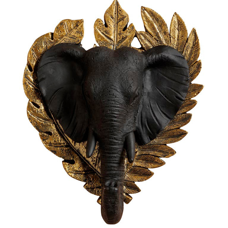 Gold and black elephant hook