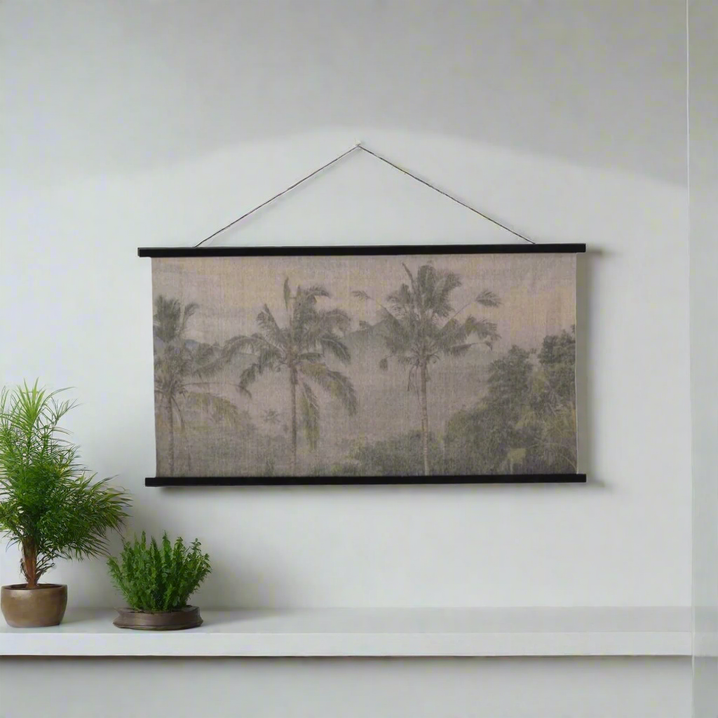 Palm forest wall hanging - landscape