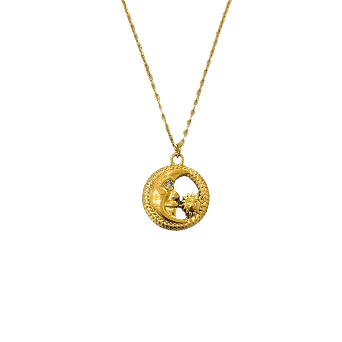 sun and moon necklace pendant