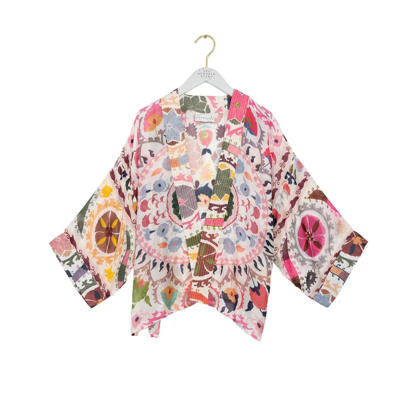 Susani Pink Kimono - One Hundred Stars