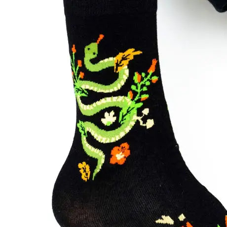 Snake Men's Long Cotton Fun Sock