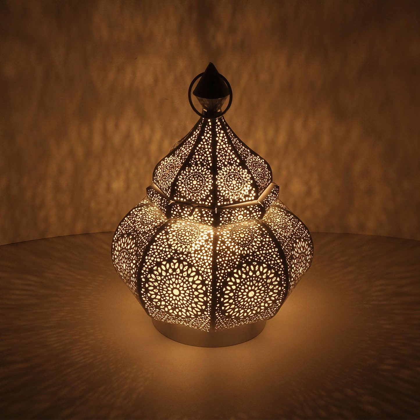 Oriental lantern- Alima table lamp candle holder