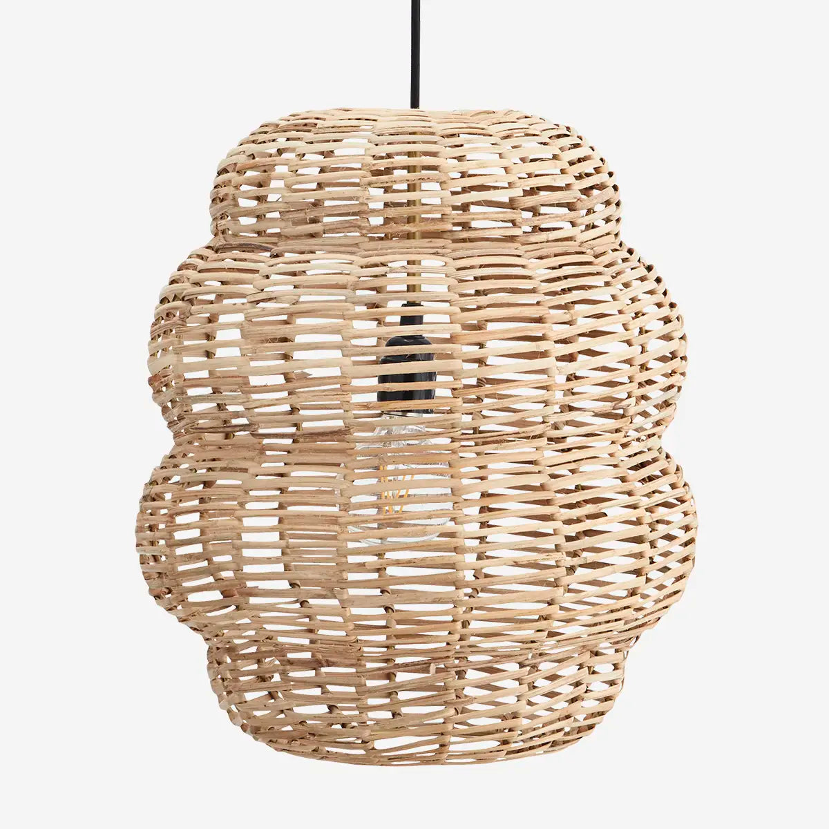 Bamboo ceiling lamp D:35x45 cm