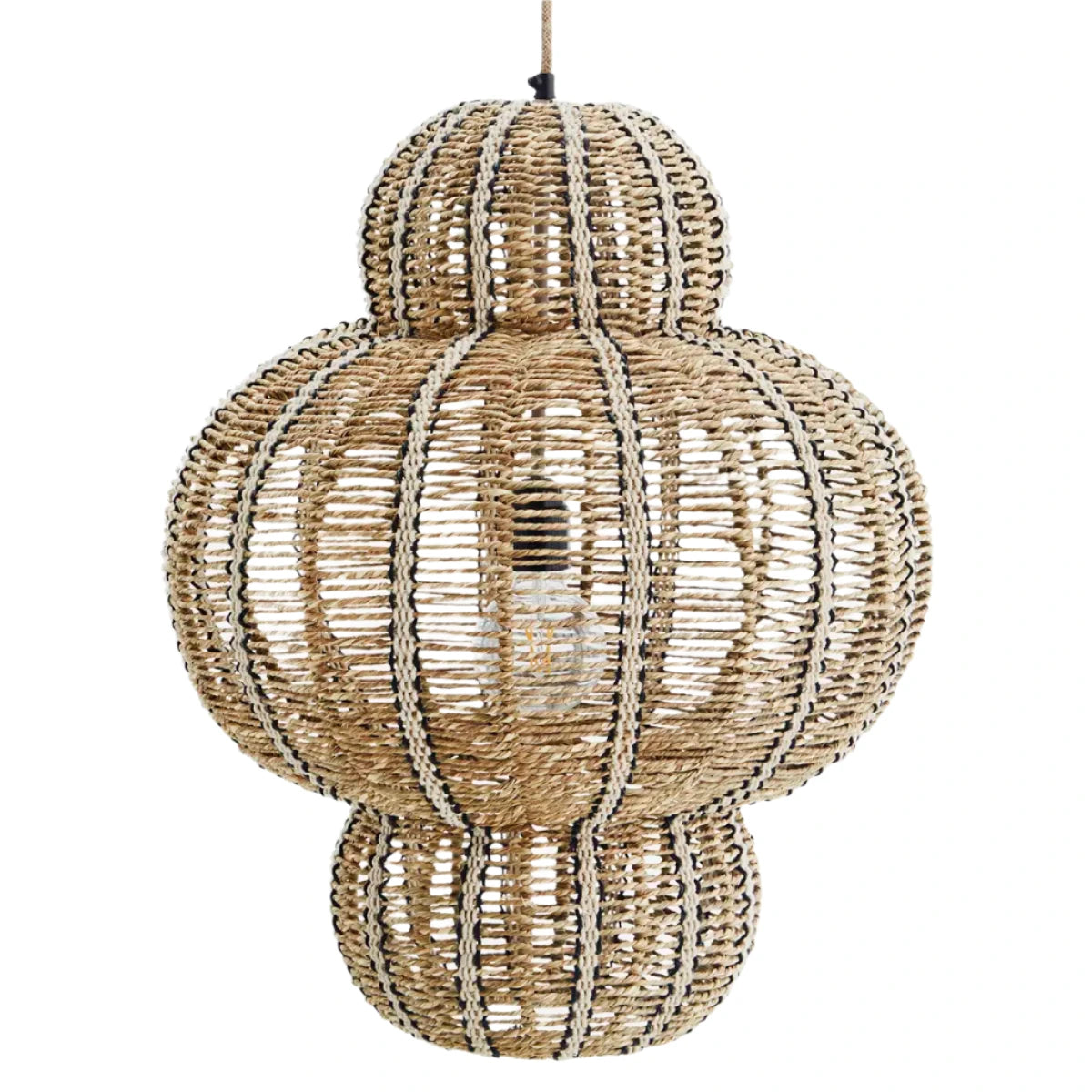 natural seagrass ceiling pendant
