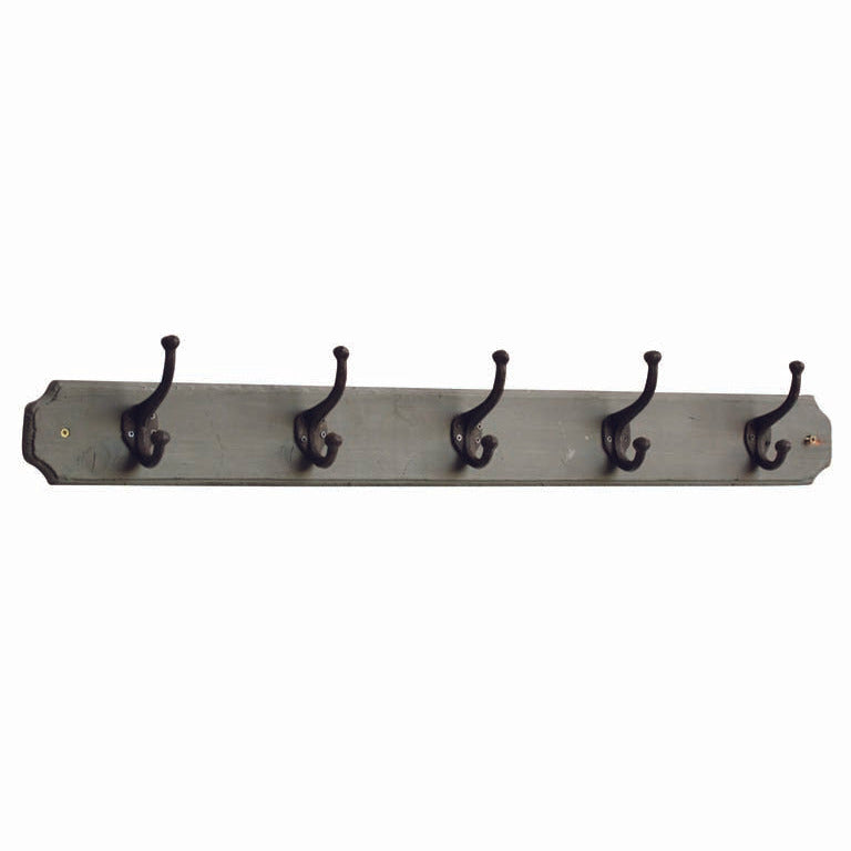 set of 5 hooks coat rack