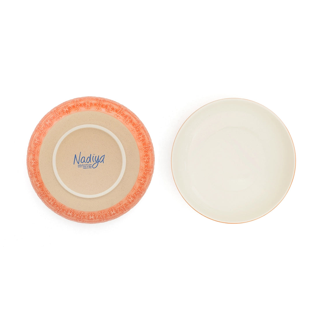 Nadiya Hussain Supper Bowl | Red Embossed Bowls