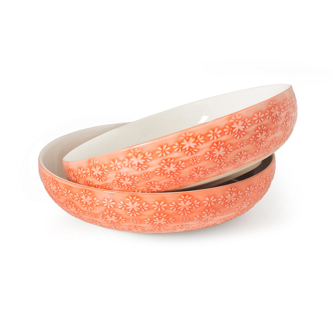 Nadiya Hussain Supper Bowl | Red Embossed Bowls