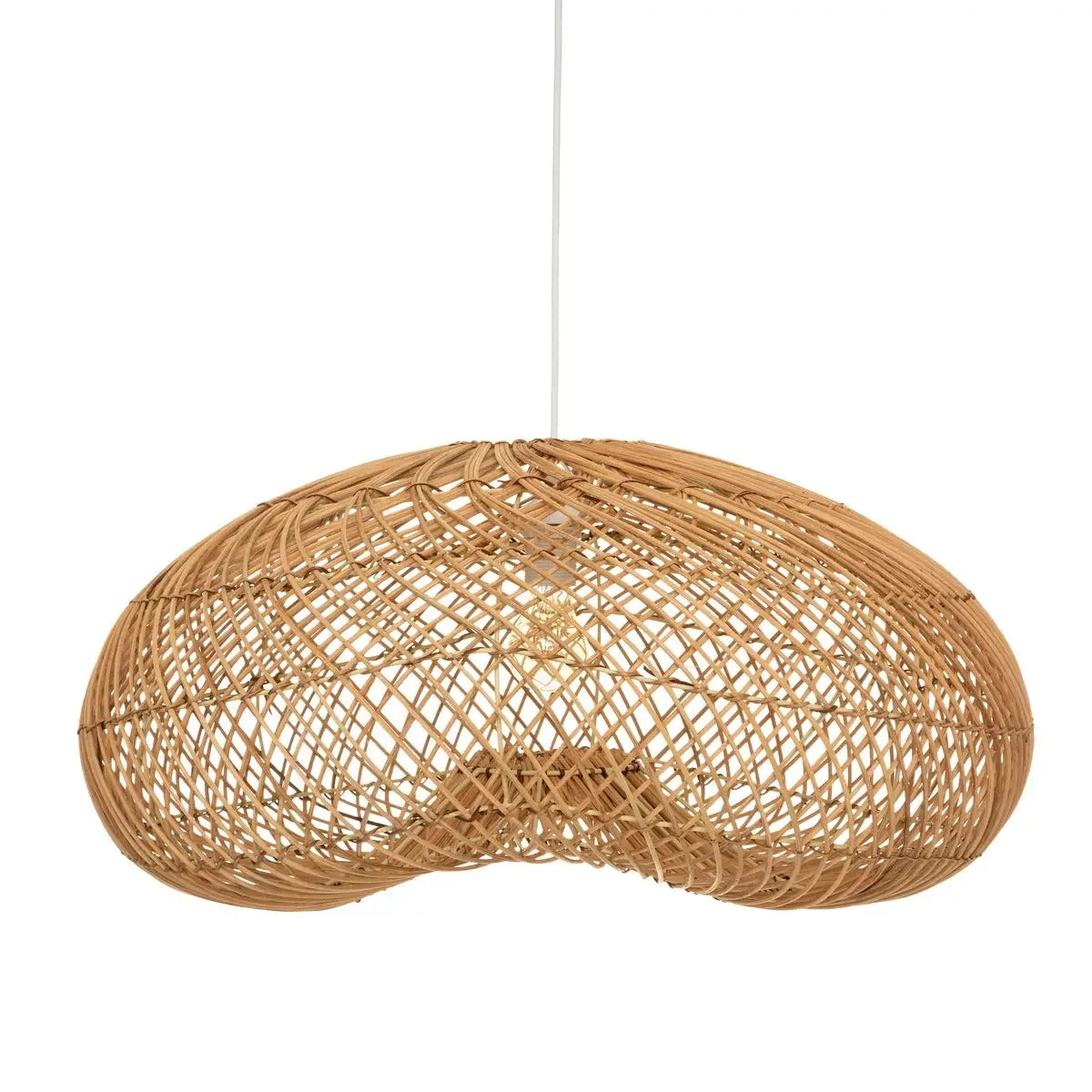 Natural Jeny Beige Rattan Pendant light