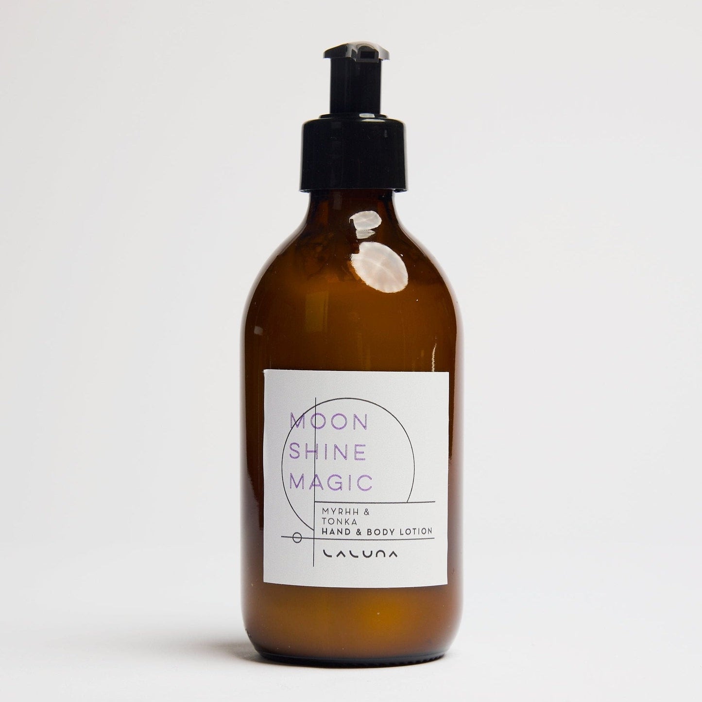 Moon shine Magic Hand and Body lotion is a luxurious product by Laluna, a locally one woman company created by Beth Merriman. The notes are Myrrh and Tonka