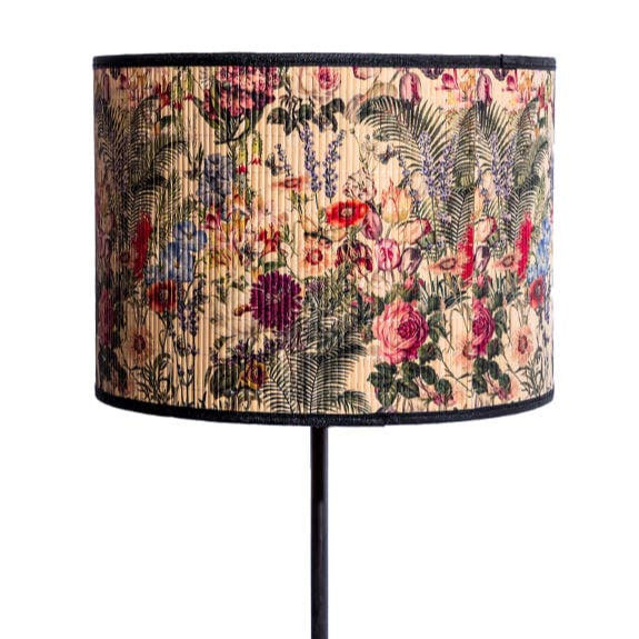 floral design bamboo lamp and pendant shade