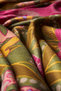 Printed Folk Floral Roses Scarf - Powder