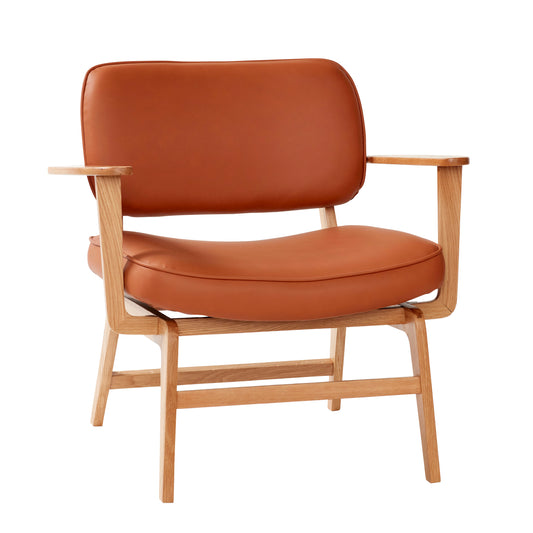 Haze Lounge Chair Brown 80x64x71cm