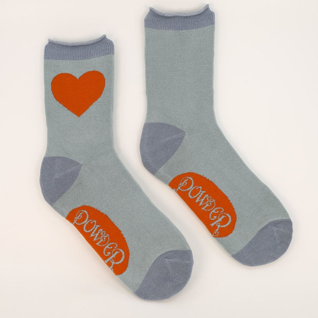 You Have My Heart Ankle Socks - Ice