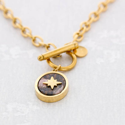 Steel Medal Necklace