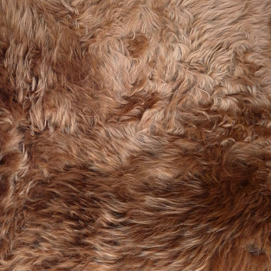 Sheepskin Rug FUDGE BROWN Large