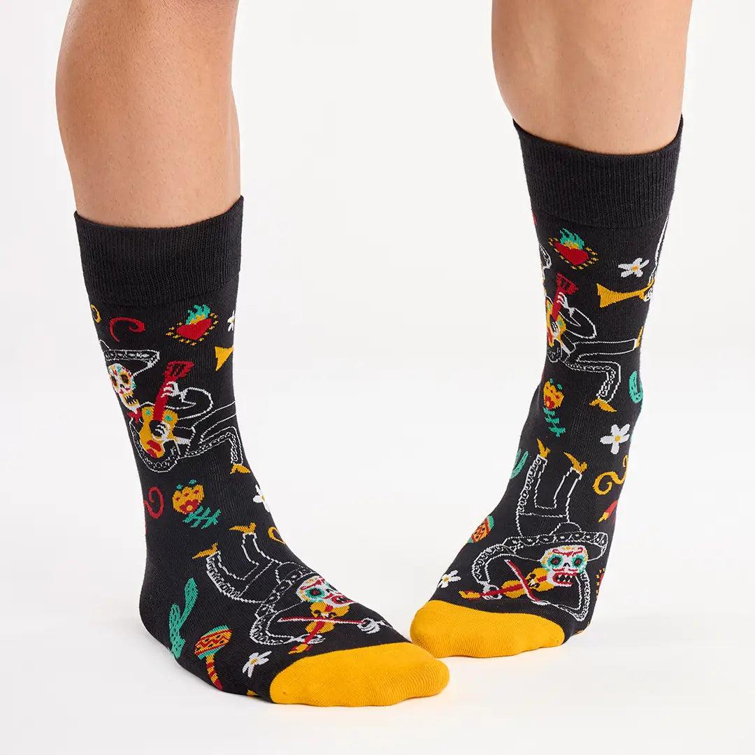 Mariachi Unisex Cotton Seamless Fun Socks men