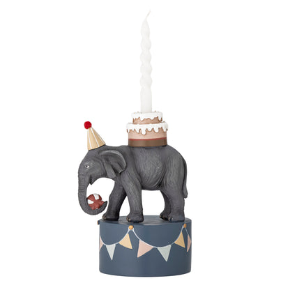 Flor Candle Holder - Grey Elephant