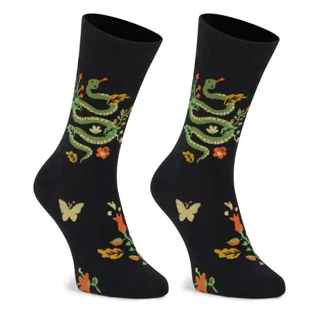 Snake Women's Long Cotton Fun Sock