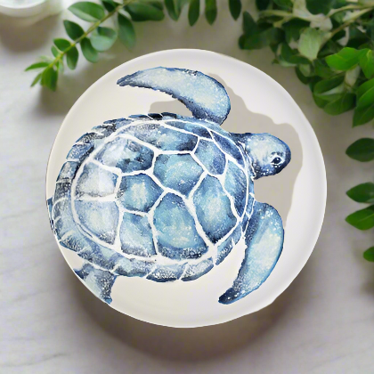 Add a touch of Italian charm to your table with our Supper Bowl Turtle. Handcrafted and hand painted, this bowl features a luscious design that is perfect for serving pasta and salads. Part of the Bliss Home collection, it's a beautiful addition to any meal.