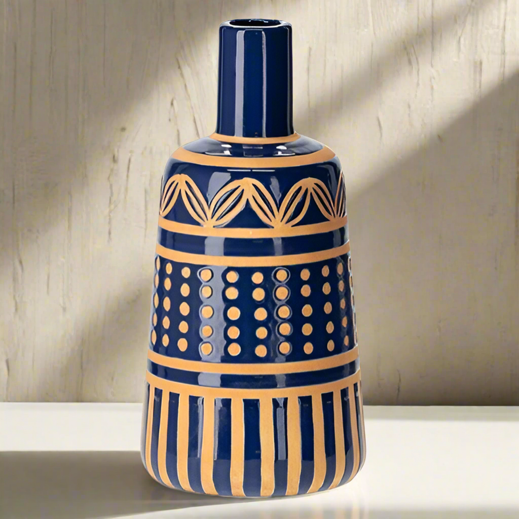 Blue Ceramic Vase