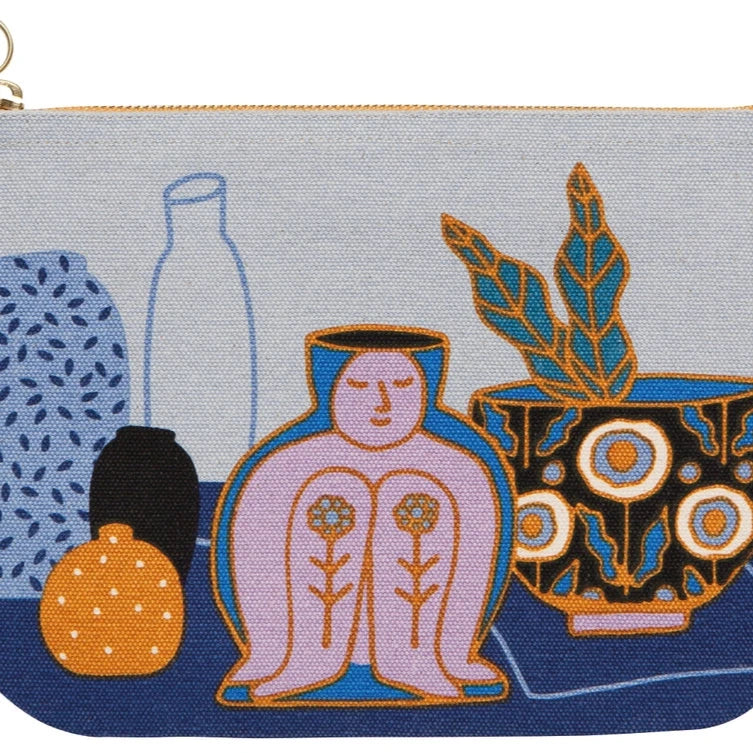 Large Cotton Zipper Pouch Danica Studio Still Life