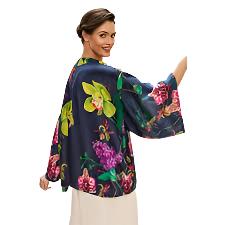 Exotic Evening Kimono Jacket - Ink by powsder