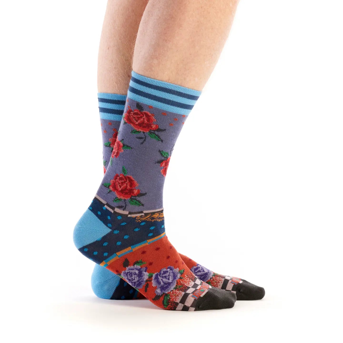 Men's Knee Socks - floral design