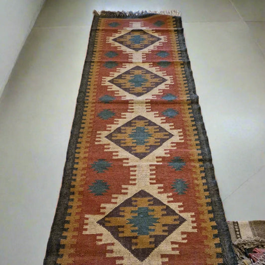 Kilim Runner Jute/wool A1 250x80