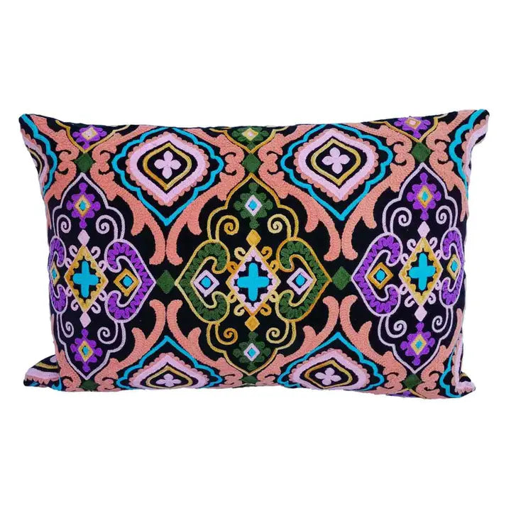 Mandala Cushion Lola - Black