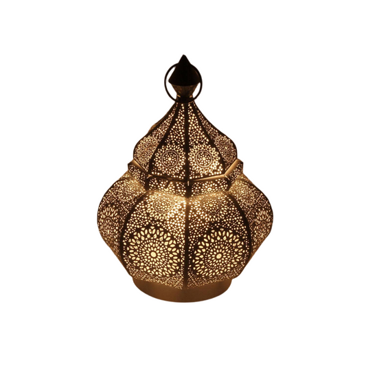 Oriental lantern Alima table lamp candle holder