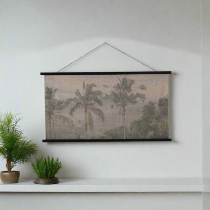 Palm forest wall hanging - landscape