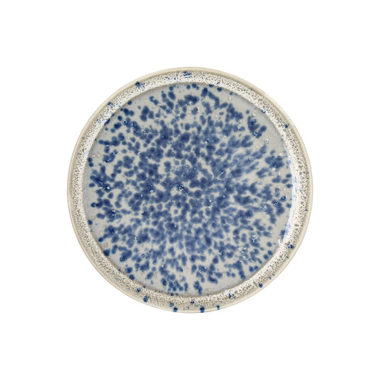 20cm Blue Porcelain Dessert Plate