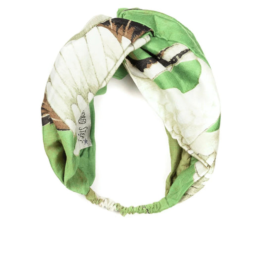 Stork Pea Green Headband One Hundred Stars
