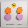 Earrings - Ciara - Orange/Lilac - CULU