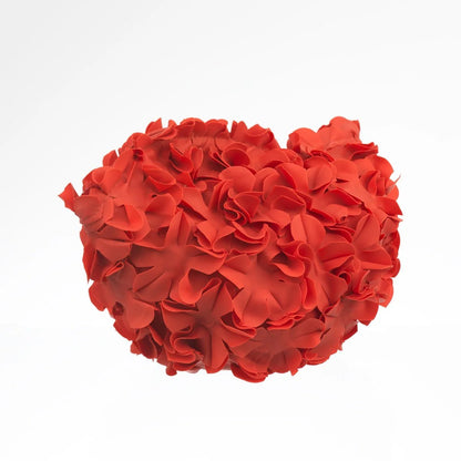Swimming hats with flowers all over
