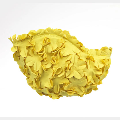 Swimming hats with flowers all over
