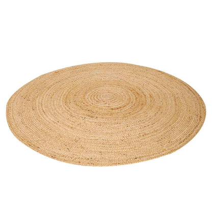 Tamani Natural Natural Round Natural Fibre Jute Rug