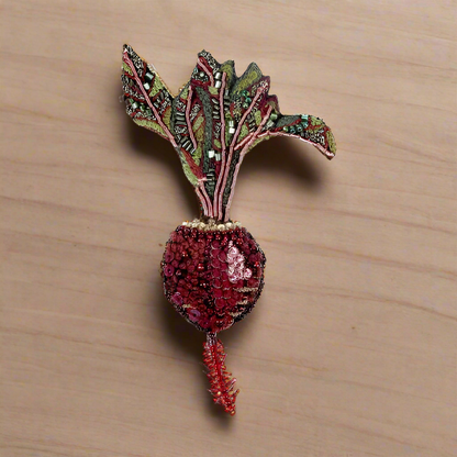 Trovelore Beet Brooch