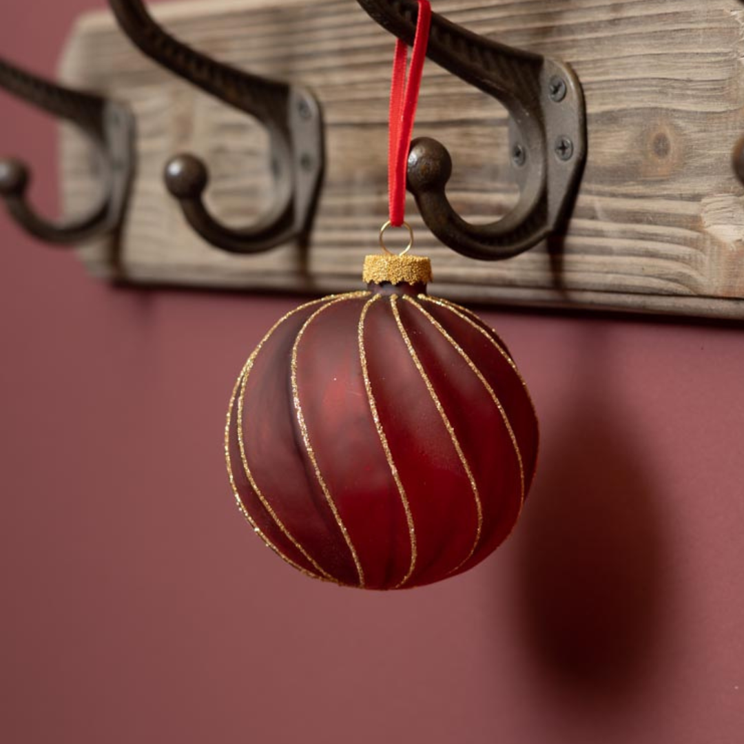 Red and Gold Bauble