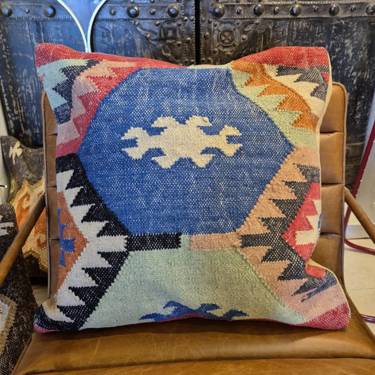 Wool & Jute Kilim Cushion 2