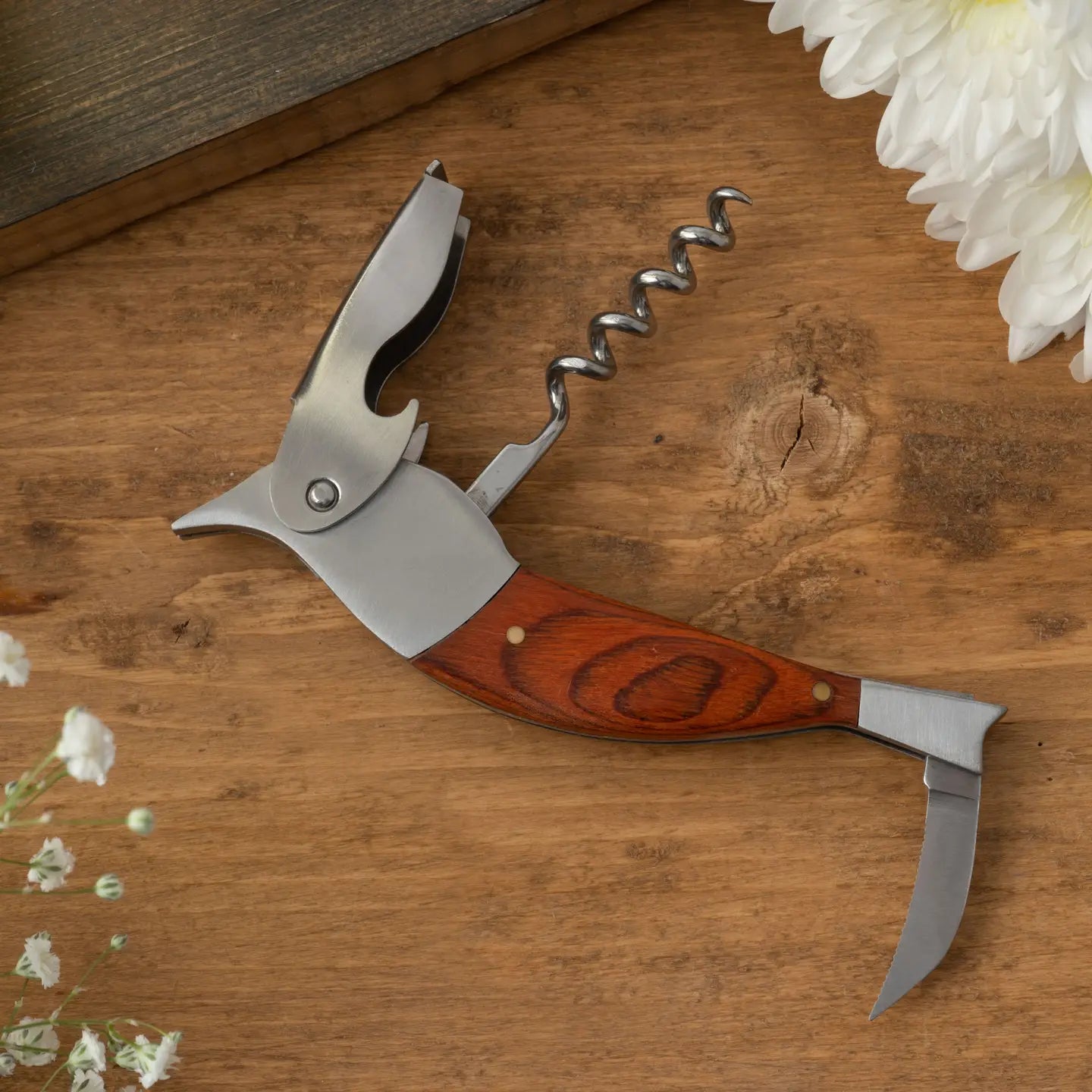 Bird Shaped Bottle Opener -The flower market